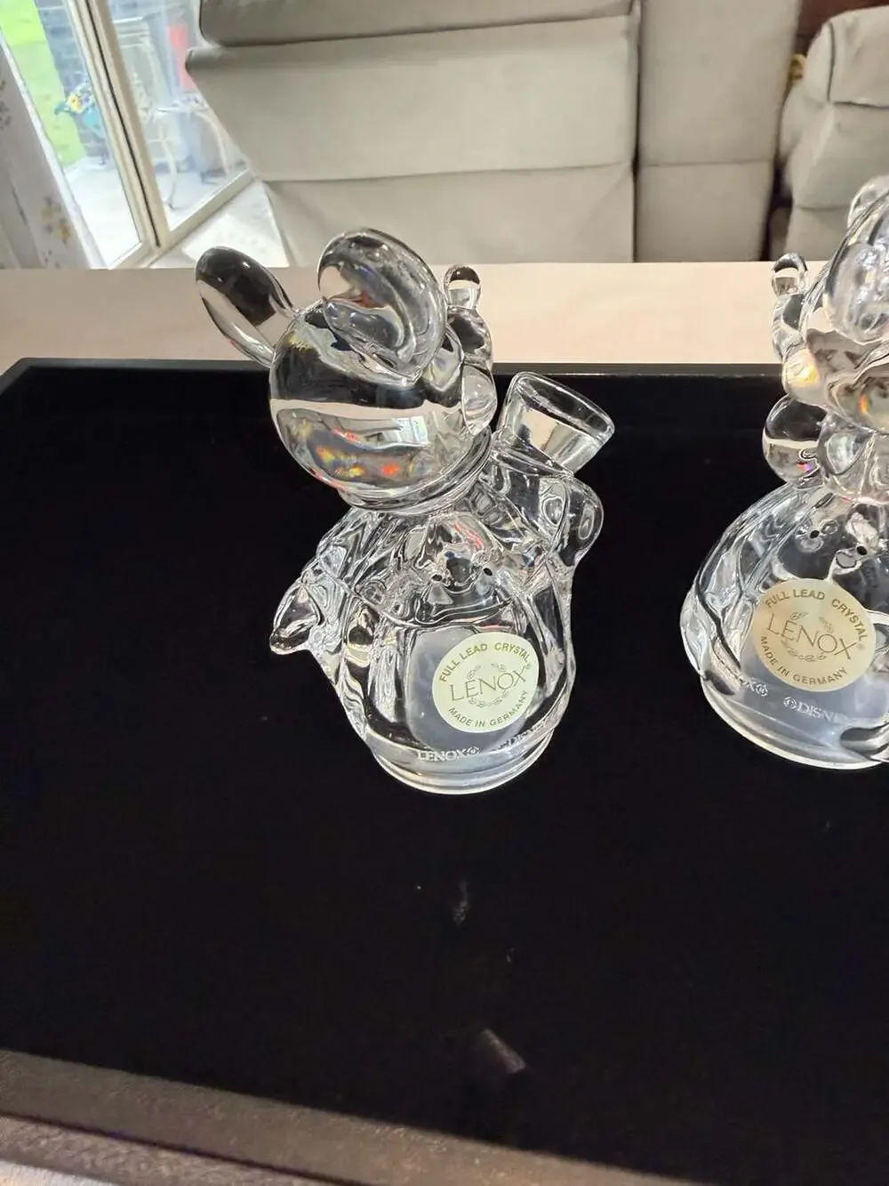 Lenox Disney Mickey & Minnie Mouse Crystal Salt & Pepper Shaker Set